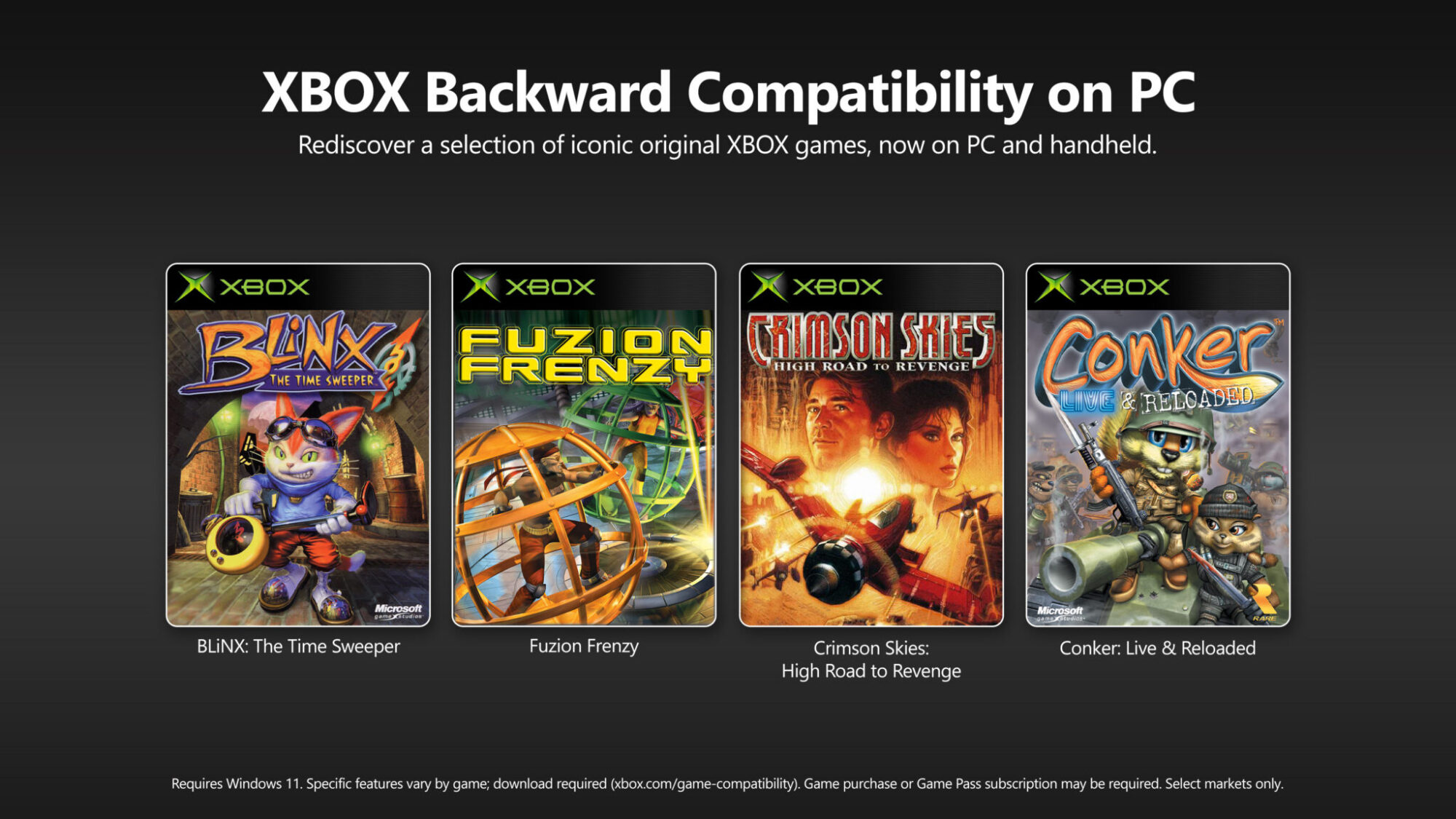 Rétrocompatibilité Xbox sur PC